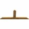 Ekena Millwork Portland Rough Sawn Timber Gable Bracket, Western Red Cedar, 72"W x 30"H x 2"D x 6"F, 10/12 Pitch GBW072X30X0206POR00RWR - alternate 3